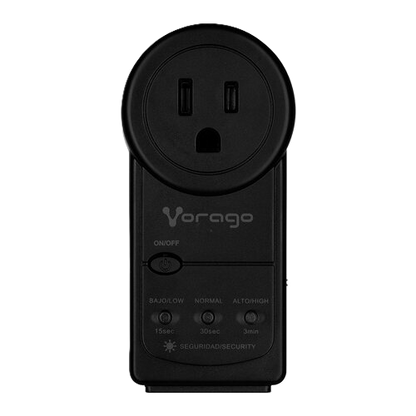 Protector De Voltaje / Vorago / Avr-300-wh 1,800w Rj45 Portatil Negro Electrodomsticos