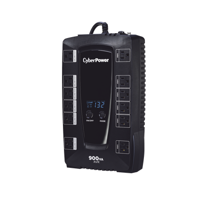 No Break Cyberpower (avrg900lcd) 900va /480w, Interactivo, Torre ,12 × Nema 5-15r, 6 Respaldo Y 6 SupresiÓn, 3 AÑos De GarantÍa, Incluyendo BaterÍa..