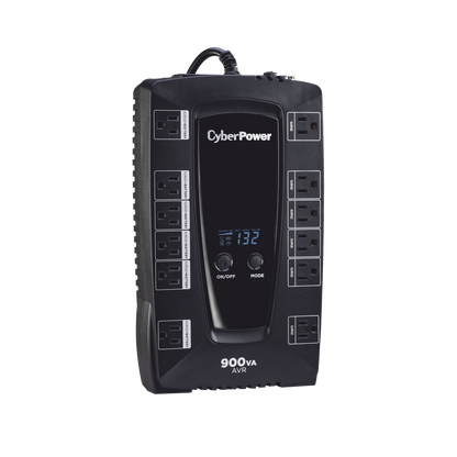 No Break Cyberpower (avrg900lcd) 900va /480w, Interactivo, Torre ,12 × Nema 5-15r, 6 Respaldo Y 6 SupresiÓn, 3 AÑos De GarantÍa, Incluyendo BaterÍa..