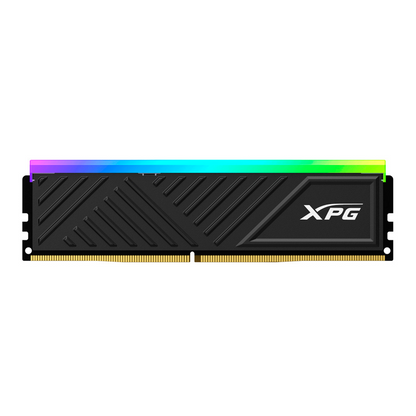 Memoria Xpg Spectrix D35g Udimm Ddr4 8gb Pc4-25600 3200mhz Cl16 288pin 1.35v Rgb Con Disipador Pc/gamer Color Negro Ax4u32008g16a-sbkd35g