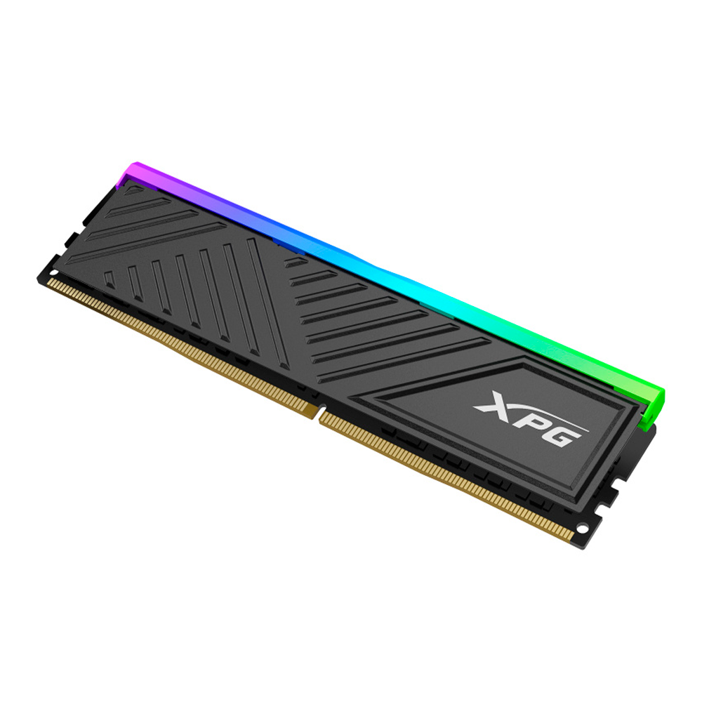 Memoria Xpg Spectrix D35g Udimm Ddr4 16gb Pc4-25600 3200mhz Cl16 288pin 1.35v Rgb Con Disipador Pc/gamer Color Negro (ax4u320016g16a-sbkd35g)