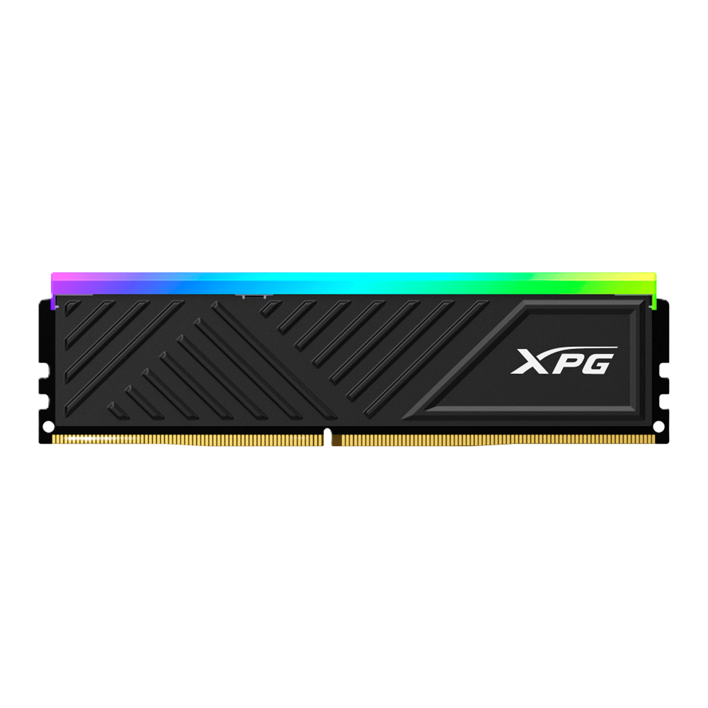 Memoria Xpg Spectrix D35g Udimm Ddr4 8gb Pc4-25600 3200mhz Cl16 288pin 1.35v Rgb Con Disipador Pc/gamer Color Negro Ax4u32008g16a-sbkd35g