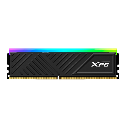 Memoria Xpg Spectrix D35g Udimm Ddr4 8gb Pc4-25600 3200mhz Cl16 288pin 1.35v Rgb Con Disipador Pc/gamer Color Negro Ax4u32008g16a-sbkd35g