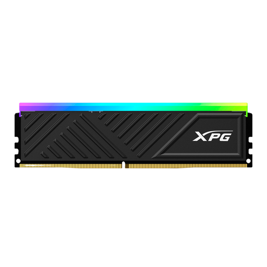Memoria Xpg Spectrix D35g Udimm Ddr4 8gb Pc4-25600 3200mhz Cl16 288pin 1.35v Rgb Con Disipador Pc/gamer Color Negro Ax4u32008g16a-sbkd35g