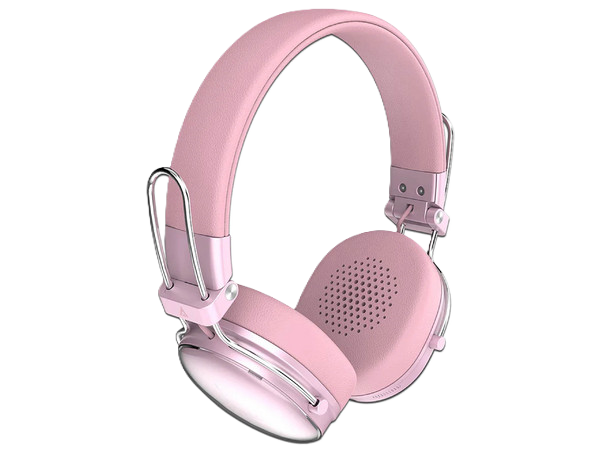 Audifonos Acteck Luxe Chic Hp710 / Diadema / Inalambricos / Bt 5.4 / Microfono Omnidireccional / 20 Hz A 20 Khz / Bateria 30 Hrs / Cancelacion De Ruido Hibrido / Rosa / Ac-940900