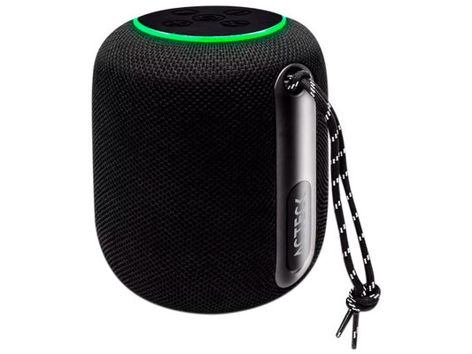 Bocina Acteck Glee Style Ap480 / Inalambrica / Bluetooth / 10 W / Conexion Tws / Iluminacion Led / Radio Fm / Responder Llamadas / Sonido Estereo / Negro / Ac-935289