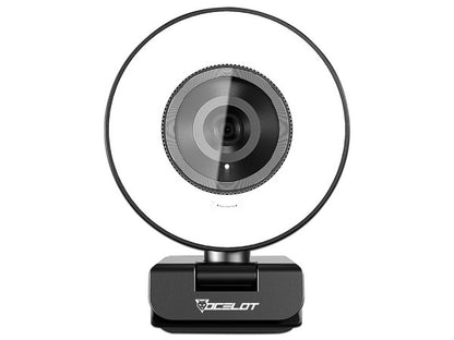 Camara Web Ocelot Gaming Iris-w1 / Full Hd / 60fps / Aro De Luz 3 Tonalidades / Usb / Color Negro