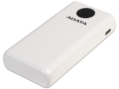 Bateria De Respaldo Adata Power Bank P20000qcd 20000mah/2 Usb A/ 1 Usb C/indicador De Carga Digital Color Blanco (ap20000qcd-dgt-cwh)