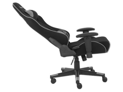 Silla Ocelot Gaming Ost-black Mist / Tela Automotriz / Base Nylon Ajustable / Descansabrazos 1d / Piston Clase 4 / Reclinable 90-155 Grados / Hasta 150kg / Cojines Lumbar Y Cervical / Color Negro Con