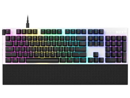 Teclado Alambrico / Nzxt / Blanco / Full / Usb / Gamer