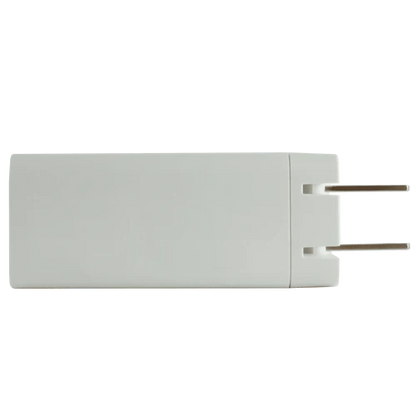 Adaptador Cargador De Corriente De 65w Puertos Usb-a/usb-c Perfect Choice - Blanco
