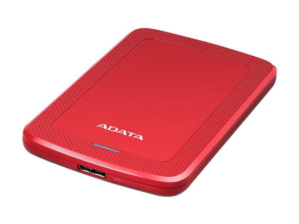 Disco Duro Externo Adata Hv300 2tb Portatil 2.5 Usb 3.2 Windows Mac Linux Dashdrive Slim Color Rojo (ahv300-2tu31-crd)