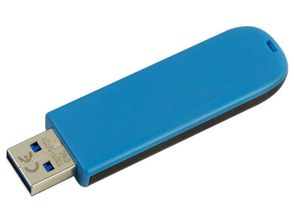 Memoria Adata 32gb Usb 3.2 Uv128 Retractil Negro-azul (auv128-32g-rbe)