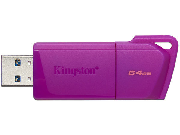 Memoria Flash Usb Kingston Data Traveler Exodia 64gb Gen 1 3.2 Tipo A Morado Neon (kc-u2l64-7lp)