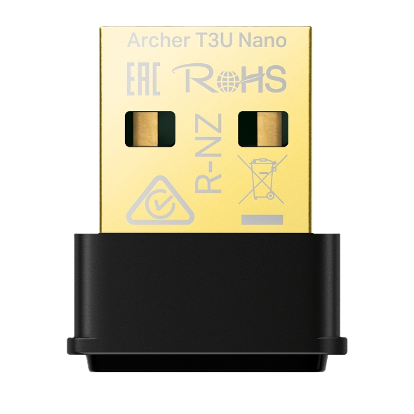 Tarjeta De Red | Tp-link | Archer T3u Nano | Ac1300 | Usb | Inalambrico | 5ghz 867mbps | 2.4ghz 400mbps | Compatible Con Windows 11/10/8.1/8/7, Mac Os 10.15 Y Anterior