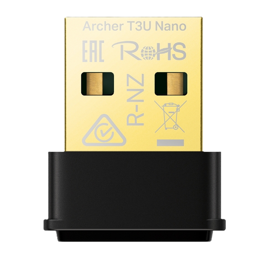 Tarjeta De Red | Tp-link | Archer T3u Nano | Ac1300 | Usb | Inalambrico | 5ghz 867mbps | 2.4ghz 400mbps | Compatible Con Windows 11/10/8.1/8/7, Mac Os 10.15 Y Anterior