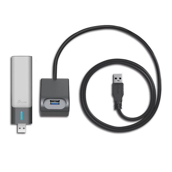 Adaptador  Usb Inalámbrico Doble Banda Ac 600 Mbps, Antena De Alta Ganancia.