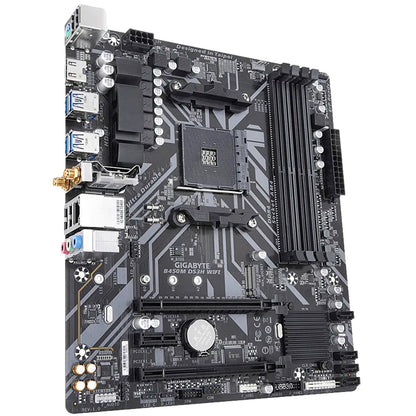 Mb Gigabyte B450 Amd S-am4 2a Gen/4xddr4 2933mhz/dvi/hdmi/4xusb3.1/m.2/ Micro Atx/gama Media