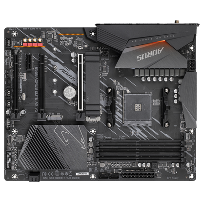 Tarjeta Madre Gigabyte B550 A Elite Ax V3 / Amd Am4 B550 / 4 X Ddr4 / Wifi 6 / Bt 5.3 / Pcie 4.0 / Atx / Gaming