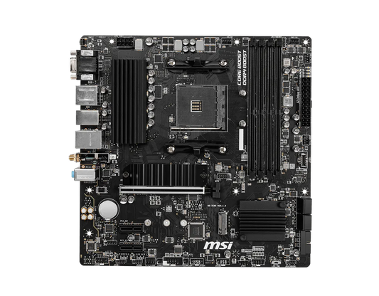 Mb Msi B550 Amd S-am4 3a Gen/4xdrr4 3200mhz/pcie 4.0/hdmi/dvi/4xusb 3.2/m.2/wifi-ac/bluetooth 4.2/ Micro Atx/gama Media