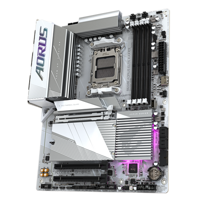 Tarjeta Madre Gigabyte B650e A Elite X Ice / Socket Am5 Amd / Ddr5 8000 Mt/s / Wifi6 / Bt 5.3 / Atx