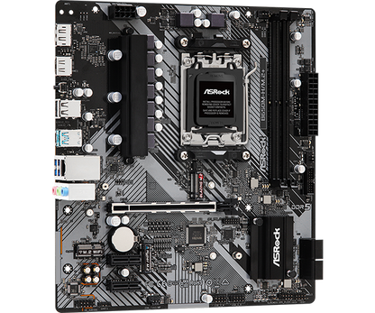 Mb Asrock B650m-h/m.2+/am5 Ryzen Series 9000, 8000 Y 7000/ddr5 6400 Mhz/ Pcie Gen5(m.2)/2 Pcie 4.0x16/1 Pcie 3.0x1/amd Rdna/1 Blazing M.2/1 Hyper M.2/6 Usb 3.2/1 Usb C Trasero/