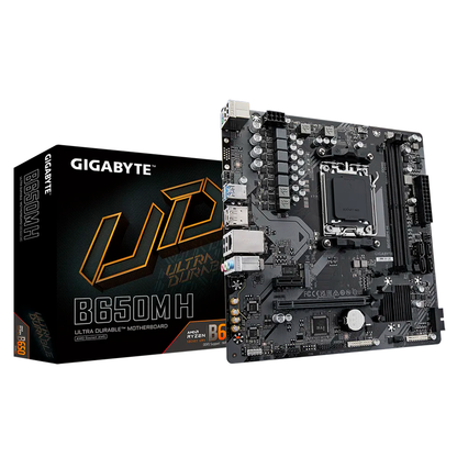 Tarjeta Madre Gigabyte B650m H / Socket Am5 / Ddr5 / Hdmi / Dp / Micro Atx / Gama Media