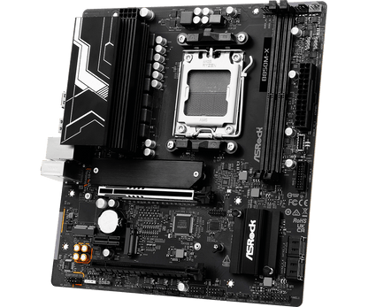 Mb Asrock B850m-x R2.0/am5 Ryzen Series 9000, 8000 Y 7000/ddr5 8200 Mhz/ Pcie Gen5(m.2)/1 Pcie 4.0x16/1 Pcie 3.0x1/amd Rdna/1 Blazing M.2/1 Hyper M.2/8 Usb 3.2/2 Usb C Trasero Y Frontal/5 Usb 2.0