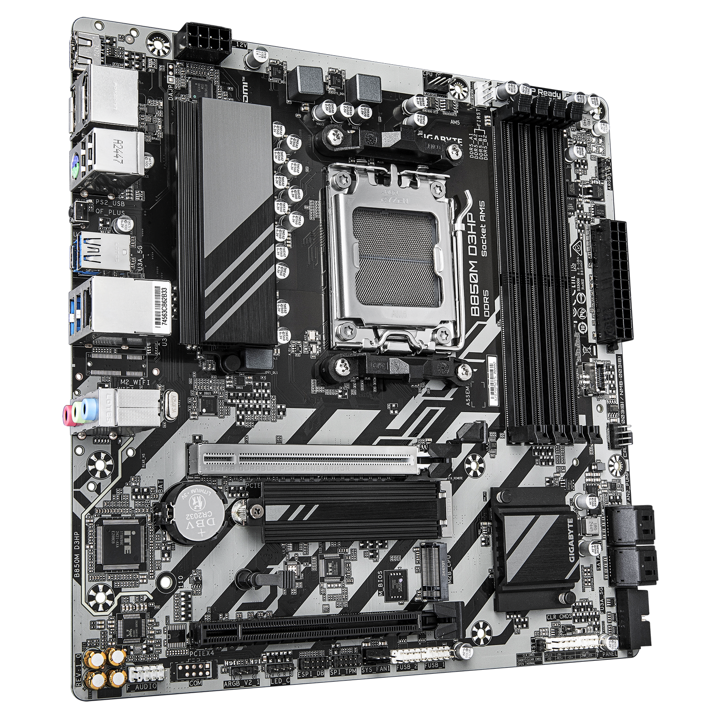 Tarjeta Madre Gigabyte B850m D3hp / Socket Amd Am5 / Ddr5 / Hdmi / Dp / Micro Atx / Gama Media
