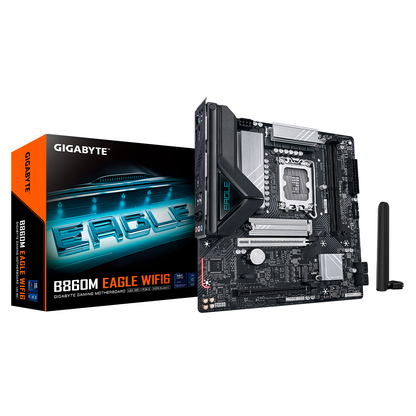 Tarjeta Madre Gigabyte B860m Eagle Wifi6 / Socket Intel Lga 1851 / Ddr5 / Hdmi / Dp / Micro Atx / Gama Media