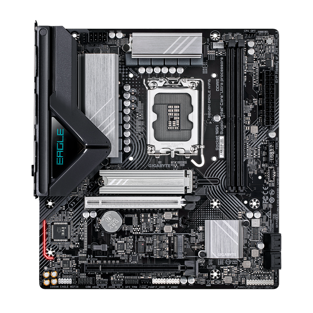 Tarjeta Madre Gigabyte B860m Eagle Wifi6 / Socket Intel Lga 1851 / Ddr5 / Hdmi / Dp / Micro Atx / Gama Media