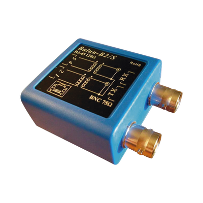 Balun E1 -adaptador Bnc Hembra 75 Ohms A Jack Rj45 120 Ohms