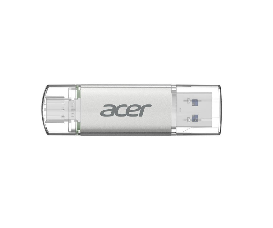 Memoria Usb 32gb Ut300 Acer 3.2 Lect. 150mb/s Escrit. 90mb/s Dual Usb-a/ Usb-c  Bl.9bwwa.588
