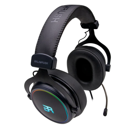 Audifonos Gamer Balam Rush Orphix Hs980 / Diadema Usb / Rgb / Inmersivos / Sonido Envolvente 7.1 / Microfono Flexible / Negro / Br-922982