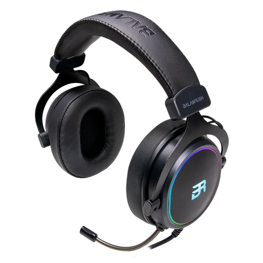 Audifonos Gamer Balam Rush Orphix Hs980 / Diadema Usb / Rgb / Inmersivos / Sonido Envolvente 7.1 / Microfono Flexible / Negro / Br-922982