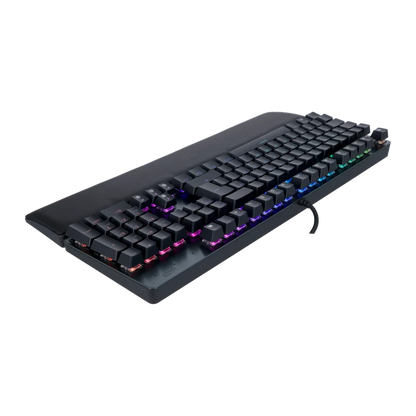 Teclado Gamer Balam Rush Dominate Gkx775 / Alambrico Optomecanico / Rgb / Antighosting / ReposamuÑecas / Programable / Multimedia / Win -linux -mac -xbox One -ps4 / 117 Teclas / Negro / Br-932691
