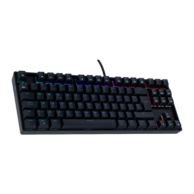 Teclado Gamer Balam Rush Dominate Gk560 / Alambrico Usb / Iluminacion Rgb / Multimedia / EspaÑol / 88 Teclas / Negro  / Br-932707