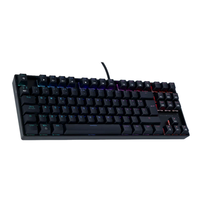 Teclado Gamer Balam Rush Dominate Gk560 / Alambrico Usb / Iluminacion Rgb / Multimedia / EspaÑol / 88 Teclas / Negro  / Br-932707