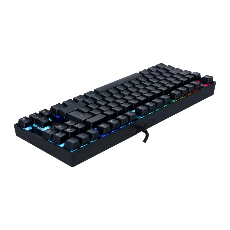 Teclado Gamer Balam Rush Dominate Gk560 / Alambrico Usb / Iluminacion Rgb / Multimedia / EspaÑol / 88 Teclas / Negro  / Br-932707