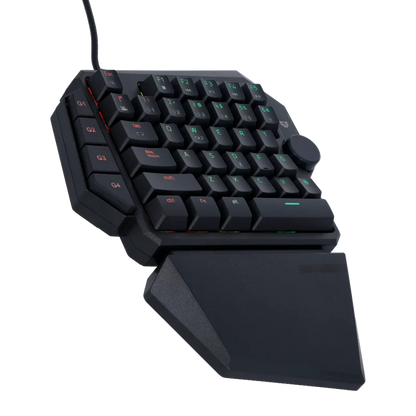 Teclado Gamer Balam Rush Dominate Gk540 / Alambrico Usb / Iluminacion Rgb / Multimedia / Mecanico A Una Mano / EspaÑol / 39 Teclas / Negro  / Br-932721