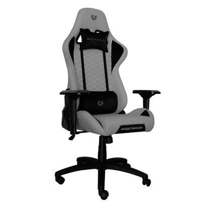 Silla Gamer Balam Rush Thunder Rush V2 Gray Edition / Tela  / Reposabrazos 4d / Piston Clase 4 / Inclinacion De 90 A 180 Grados / Maximo 150 Kg / Negro - Gris / Br-932844