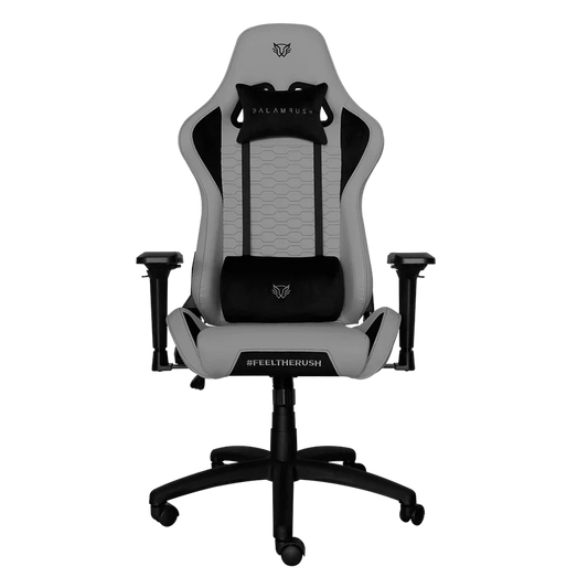 Silla Gamer Balam Rush Thunder Rush V2 Gray Edition / Tela  / Reposabrazos 4d / Piston Clase 4 / Inclinacion De 90 A 180 Grados / Maximo 150 Kg / Negro - Gris / Br-932844