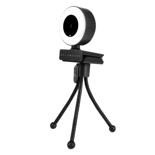 Camara Web Balam Rush Stelar Cw750 /usb/ Con Luz Led/ Microfono Integrado/negro / Br-932974