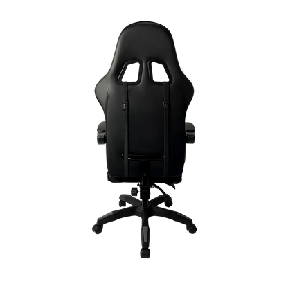 Silla Gamer Balam Rush Power Rush V2 Black Edition / Inclinacion 135 Grados / Tela Y Piel Sintetica / Max 120 Kg / Cojin Lumbar / Piston Clase 3 / Reposabrazos Fijo / Negro / Br-934534