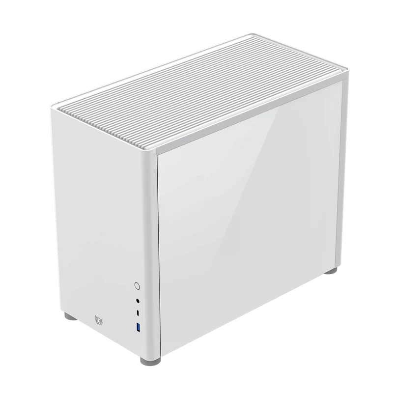 Gabinete Balam Rush Eris Frost Gi985/ Micro Torre / Micro Atx, Mini-itx / Panel Cristal Templado/ Metal/ Blanco/ Br-935647