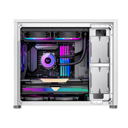 Gabinete Balam Rush Eris Frost Gi985/ Micro Torre / Micro Atx, Mini-itx / Panel Cristal Templado/ Metal/ Blanco/ Br-935647