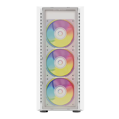 Gabinete Balam Rush Dragonfly Crystal Gm745 / Mini Torre/ Atx, Micro Atx, Mini Itx / Panel Cristal Templado/ Ilumuminacion Rgb/ Metal/ Blanco/ Br-935975