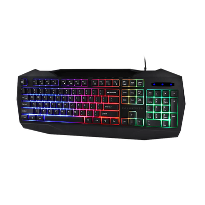 Kit Teclado Y Mouse Balam Rush Squad Master Ktm333 / Multimedia / Ergonomico / Alambrico / Iluminacion Arcoiris / Membrana / 3200 Dpi / Windows - Mac - Ios -android / Br-936293