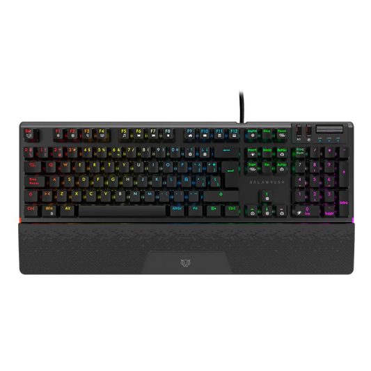 Teclado Gamer Balam Rush Dominate Expert Gk979 / Mecanico / Alambrico / Multimedia / Iluminacion Rgb / Anti-ghosting / 105 Teclas/ EspaÑol / Negro / Br-936781