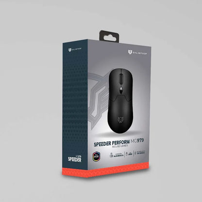 Mouse Gamer Balam Rush Speeder Perform Mg979 / Alambrico - 2.4 Mhz - Bluetooth / 7 Botones + Scroll / Optico / 5000 Dpi Ajustables / Iluminacion Rgb / Carcazas Intercambiables / Negro / Br-936842